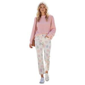 UNIVERSAL THREAD Woman’s Vintage Straight Pastel High Rise Jeans size 8